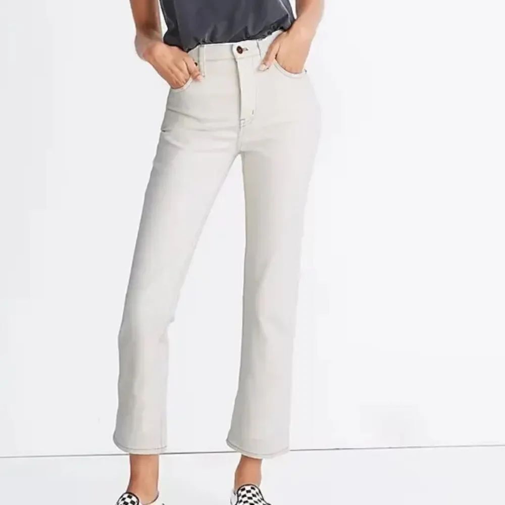 NWT Madewell Slim Demi-Boot Jeans in Cloud Lining sz 30